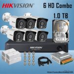 hikvision 6 camera cctv kit