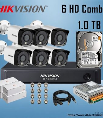hikvision 6 camera cctv kit