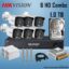 hikvision 6 camera cctv kit