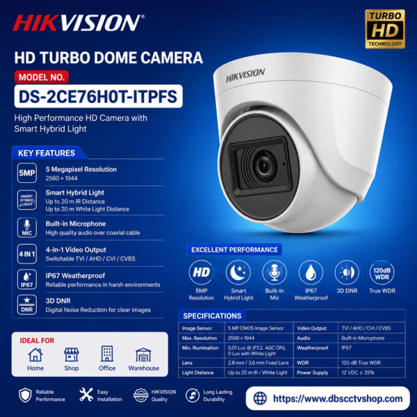 Hikvision DS-2CE76H0T-ITPFS