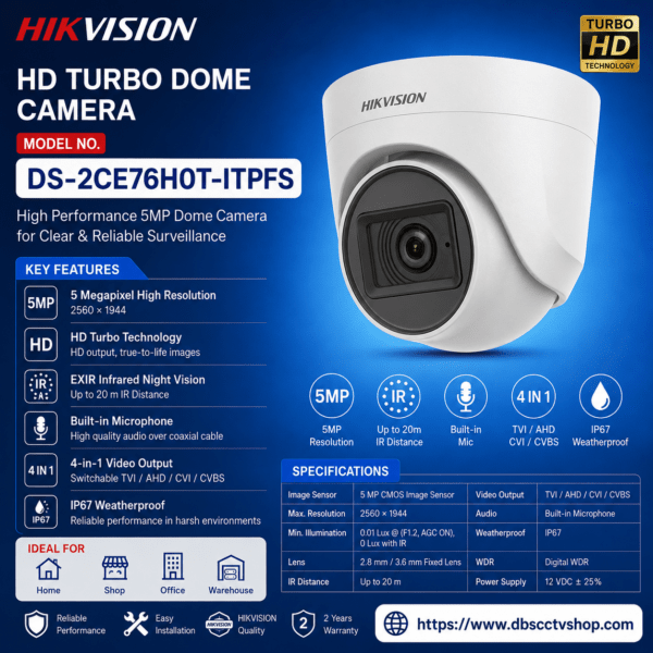 Hikvision DS-2CE76H0T-ITPFS