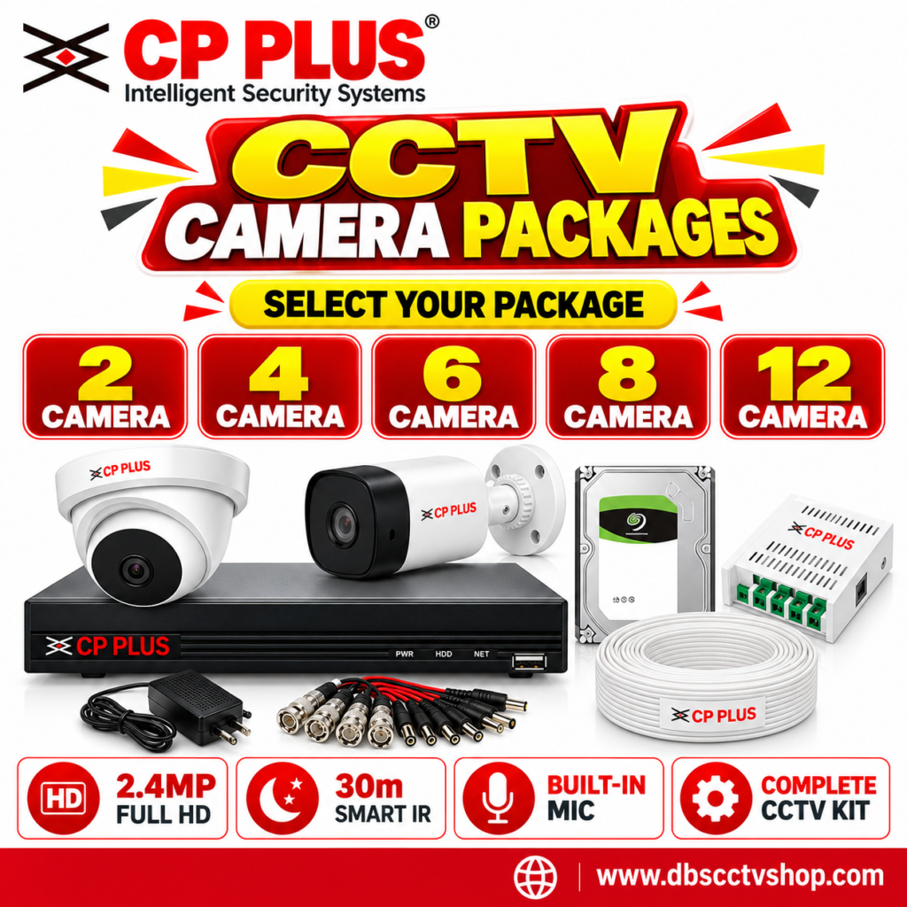 CP Plus CCTV camera packages