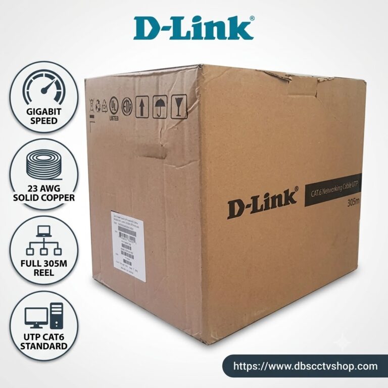 D-Link CAT6 Networking Cable NCB-C6UGRYR-305 Box - DBS CCTV Shop